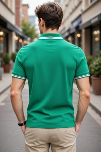 Image of TAGAS Mens Polo T-Shirt || Men's Color Polo Tshirt | Short Sleeve Casual Pullover with Collar |Casual Wear for Men | Mens Regular FIT T-Shirts