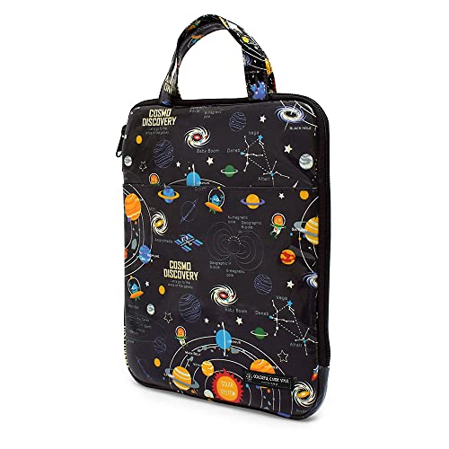 カラフルキャンディスタイル(COLORFUL CANDY STYLE)タブレット・パソコンケース (11インチ) 太陽系惑星とコスモプラネタリウム (ブラック) N9500200