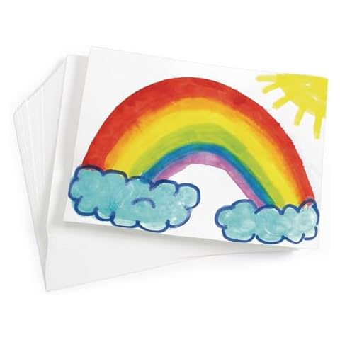 Colorations Art Paper, 9" x 12" Painting & Craft Paper, Finger Paints, Watercolor, Tempera, Drawing, Art Room & Homeschool Crafts 100 sheets Cover