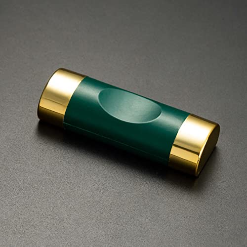 5 Pack Shelf Chopstick Pillow Chopstick Holder Storage Rack Alloy Chopstick Rest Pillow-Shaped Chopstick Stand Home Decor Set Of 5,Concave Shape-Dark Green + Golden (Green) #TOP3