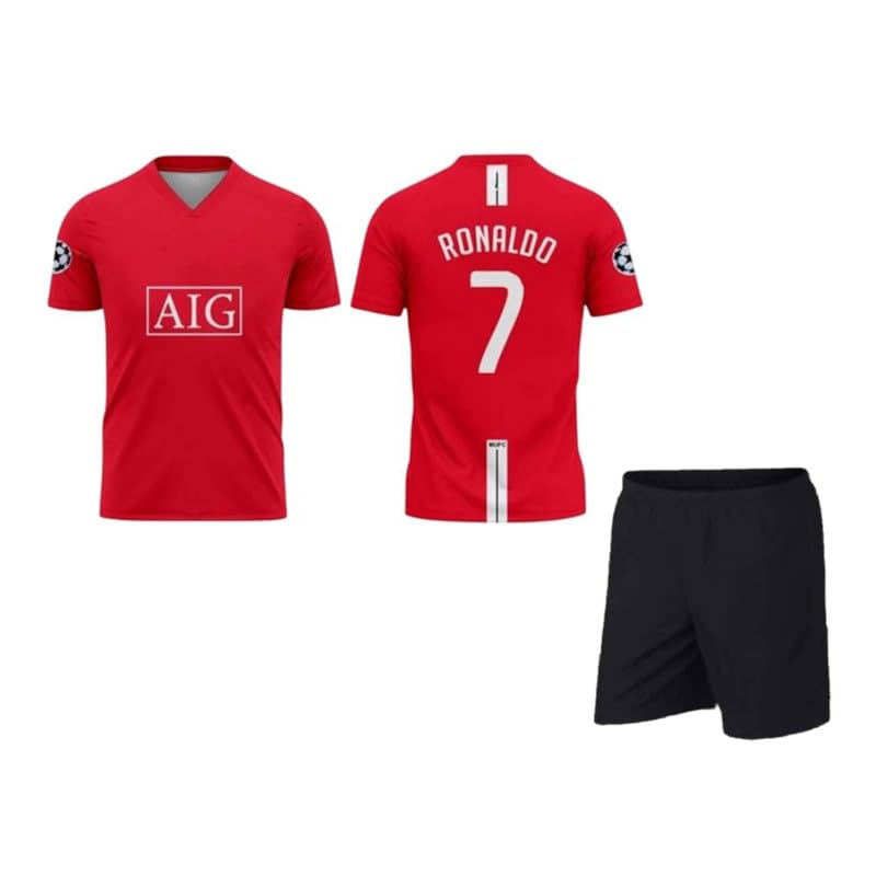 Image of Ronaldo 7 Football Team Away Jersey 2007 for (Men & Boys)