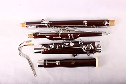 image for Generic Advance C Key Bassoon Maple Wood C tone Silver plated 26 Keys 