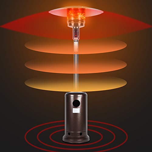 Outdoor-Mushroom-Heater-Patio-Propane-48000-BTU-for-Outdoor-Heating-Deck-Heater-with-Umbrella-Dome-and-Wheeled-Floor-standing-Rust-Free-for-Patio-Porch-and-Backyards Outdoor Mushroom Heater Patio Propane 48000 BTU for Outdoor Heating Deck Heater with Umbrella Dome and Wheeled Floor standing Rust Free for Patio Porch and Backyards