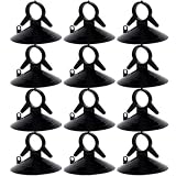 TOMETURE Ventosa Parasole Auto Facile da Installare per Parabrezza Nero, in PVC, 40 Pezzi, Non Danneggia L'auto, per Superfici Lisce o Testurizzate