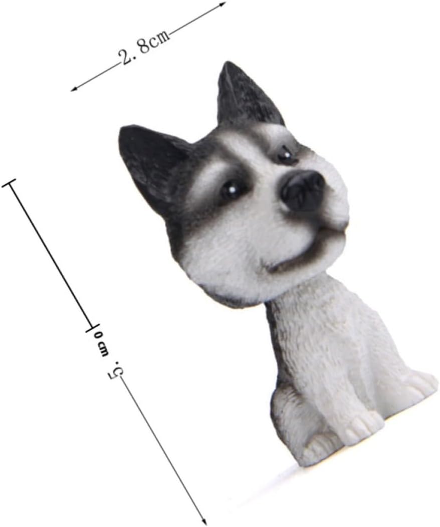 Nodding Dog Resin Bobblehead Car Ornament Cartoon Lovely Decor image 2