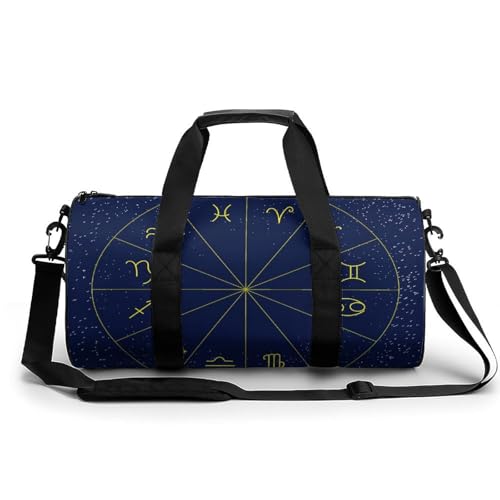 Sac de voyage Horoscope le duffel bag compact 45x23x23cm pour éviter les bagages encombrants