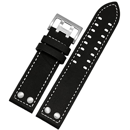 Bande de montre en cuir authentique 20 mm Hamilton H77616533