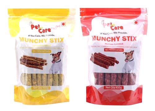 Pet en Care Dog Treat Munchy Sticks, Chew Sticks, Chicken and Mutt...
