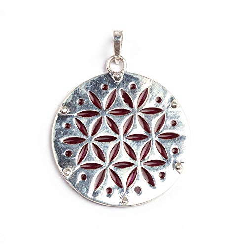 Pendentif fleur de vie en argent 925 pour homme et femme