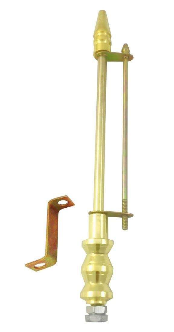 KIING Golden Car Flag Rod with Bracket metal for All Car Models/Judgement