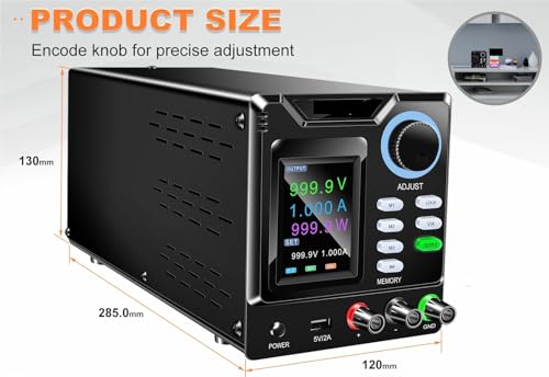 Alimentation de laboratoire haute tension ajustable SPPS-D605-232 avec RS232 USB