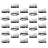 Kichvoe 25Pcs Plastic Cake Containers Carriers with Dome Lids Disposable Round Cake Carrier Cake Dis