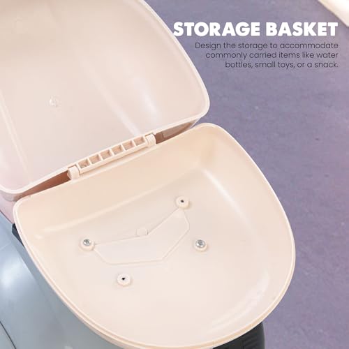 Baybee Trixo Battery Operated Bike for Kids, Ride on Toys Kids Bike Scooty with Music & Light, Baby Rechargeable Battery Bike, Electric Bike for Kids to Drive 1 to 4 Years (Trixo ASH) - Image 6