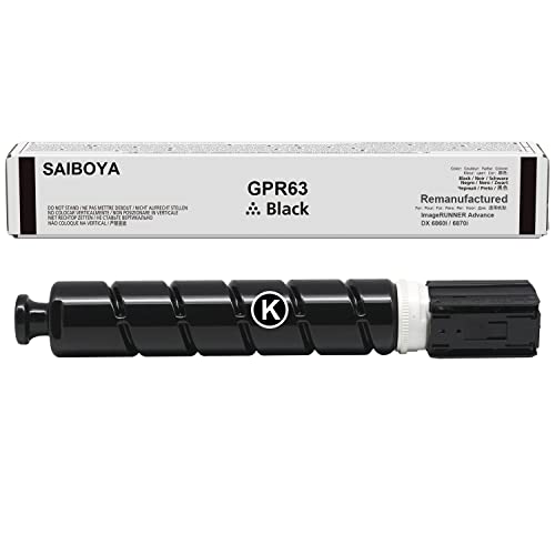 Gpr-63 Remanufactured Gpr63 Black Toner Cartridge Replacement For Canon Imagerunner Dx 6860I Dx 6870I. #TOP3