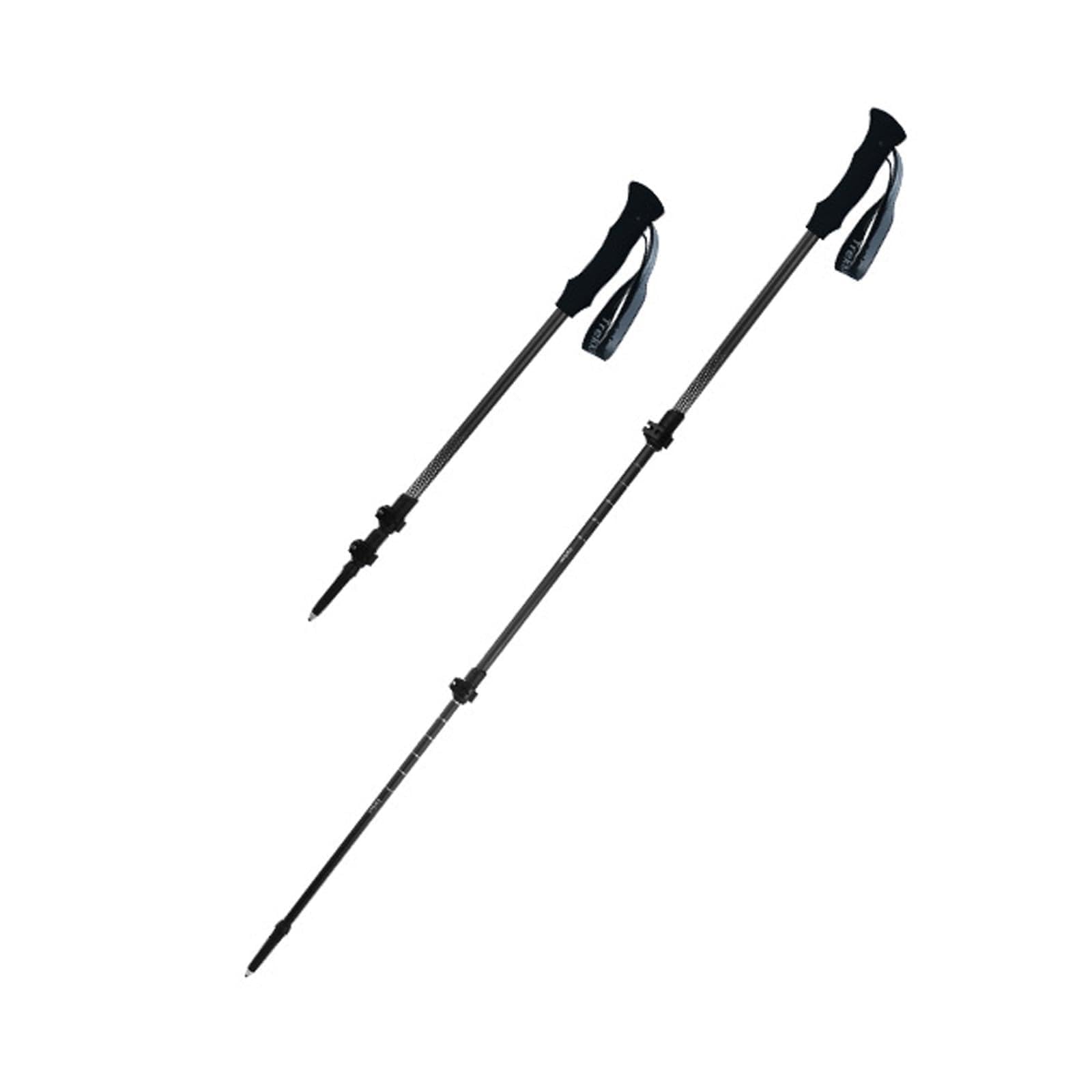 Baton De Marche, Bâton De Marche, Randonnée Télescopiques, Fibre De Carbone, Pointe en Alliage d'acier Au Tungstène, pour Marche Nordique, Alpinisme, Ski, Trekking
