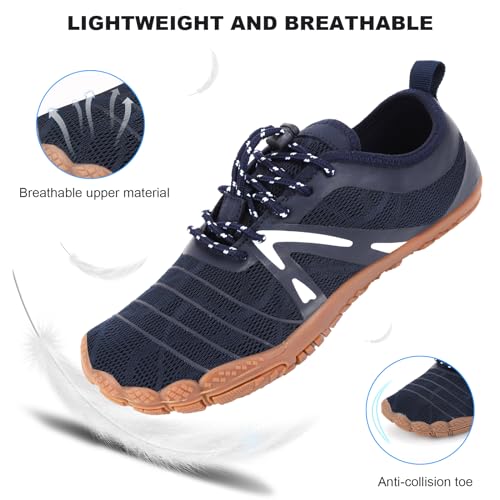 Image of Hike Barefoot Shoes for Men and Women, Professional Water Shoes, Barefoot Hiking Shoes for Travel, Wide Toe Box, Non-Slip, Breathable, No Dropping