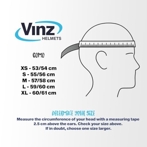 VINZ Como Jethelm mit Visier ECE 22.06 Zertifiziert | Roller Helm Mopedhelm Für Motoroller & Vespa | Herren & Damen | Motorradhelm in XS-XL | Erhältlich in 4 Farben - Matt Schwarz