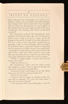 Hardcover Rites of Passage Book