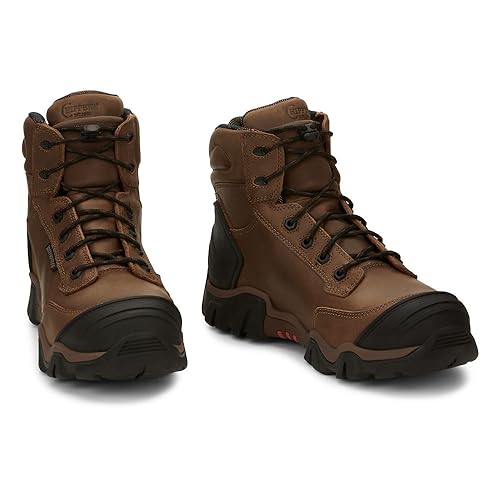 Chippewa Men's Cross Terrain 6" Lace-Up Waterproof Hiker Boot Nano - AE5002 8.5 D(M) US Brown4