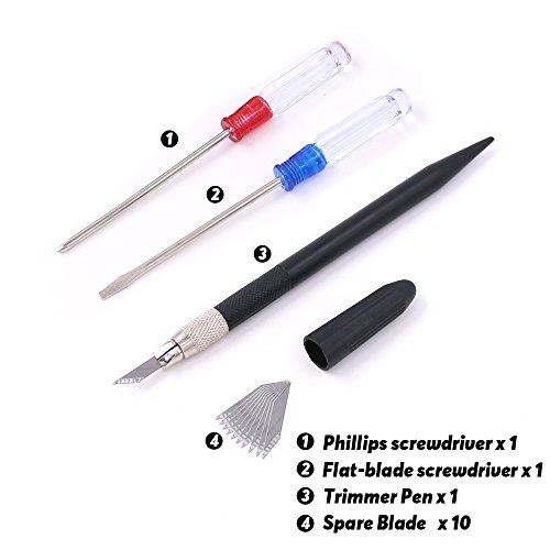 Rustark 15Pcs Professional Modeler Basic Tools Craft Set Model Tools Kit For Gundam Hobby Model Assemble Building #TOP1