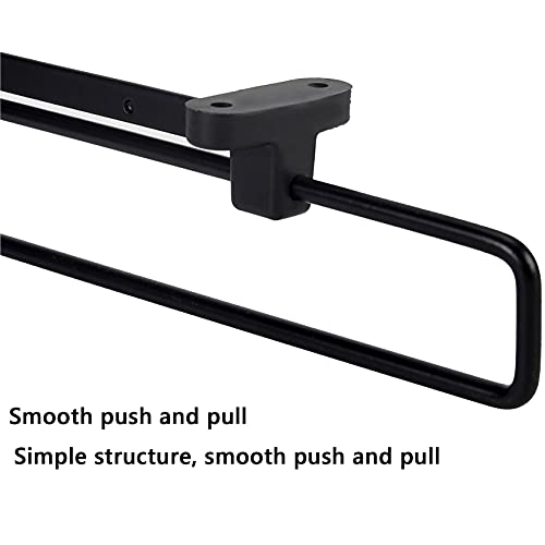 Tringle de placard rétractable tube extensible et cintre réglable pour armoire dressing XLDZ - 7