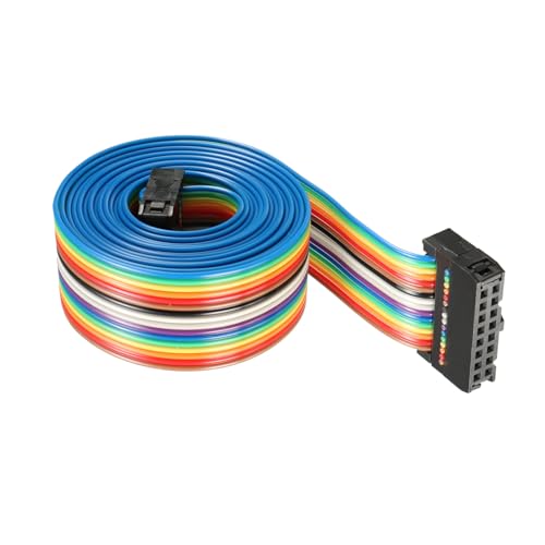 Il cavo è dotato di un connettore IDC con un design a nastro piatto. Fatto con materiali di prima qualità che assicurano affidabilità e longevità, Montaggio e utilizzo agevoli.