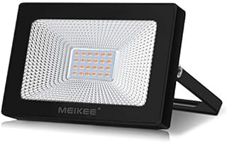 MEIKEE Led Floodlight Outdoor, 20W LED Security Light, IP66 Waterproof 1700LM Super Bright led Spot Lights 2700K Warm White Light for Garden, Yard, Garages, Warehouse, Patio, Billboard