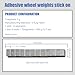 FINE BALANCE AUTO, 5gr, Gray, Adhesive Stick On Wheel Weights, Easy Peel, Low Profile, Cars, SUVs, Motorcycles, RC Cars, Crafts, 12.7 Oz/Box, 6 Strip, Korean Made,