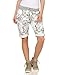Produktbild ZARMEXX Damen Shorts Capri Bermuda Boyfriend Kurze Sommerhose Sporthose Hot Pants Muster 9 One Size (34-38)
