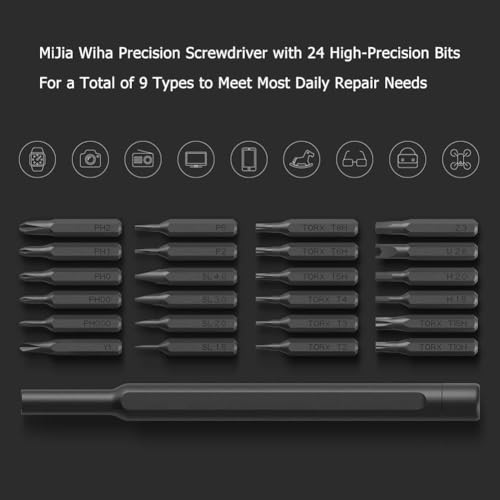 Kit de Chaves de Fenda de Precisão 25 em 1 - Ferramentas Magnéticas para Eletrônicos, Laptop, iPhone