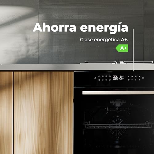 Horno de alta capacidad EVVO H26 negro con display digital táctil 6