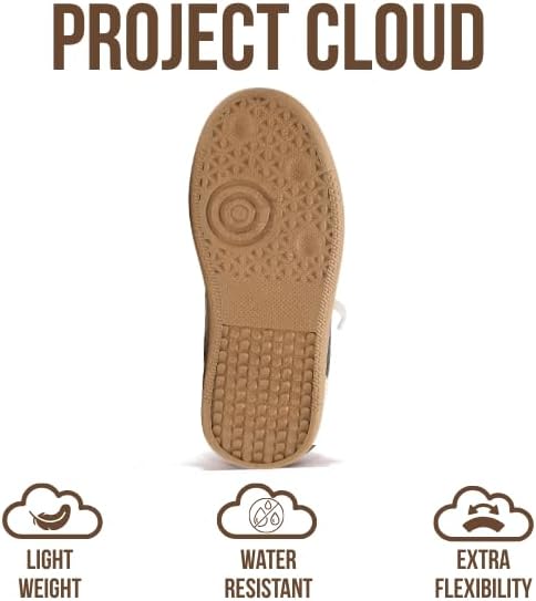 Project Cloud Kids Shoes for Girls & Boys - Memory Foam Slip On Shoes - Lightweight Lace-Up Fashion Kids Sneakers Trendy (Little Irita) - Image 4