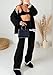PRETTYGARDEN Lounge Sets for Women Fall 2026 Loungewear 2 Piece Outfits Cardigan Sweaters Track Suit Matching Winter Clothing (Black,Large)