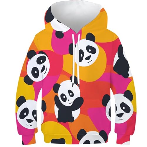 Sweat à capuche panda 3D parfait pour les journées d'hiver en famille