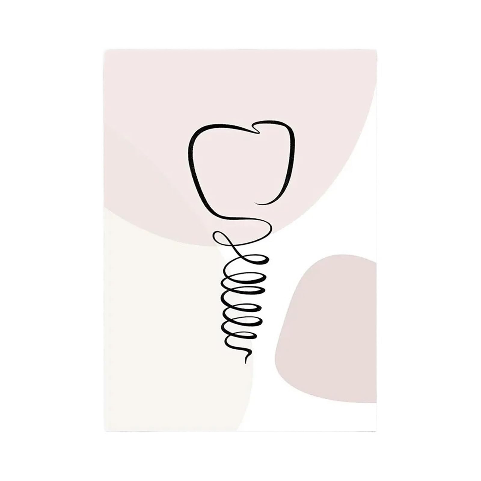 1pc Teeth Abstract Line Oral Health Dentist Wall Art Canvas Painting Nordic Posters And Prints Pictures For Dental Clinic(10,55x80cm)