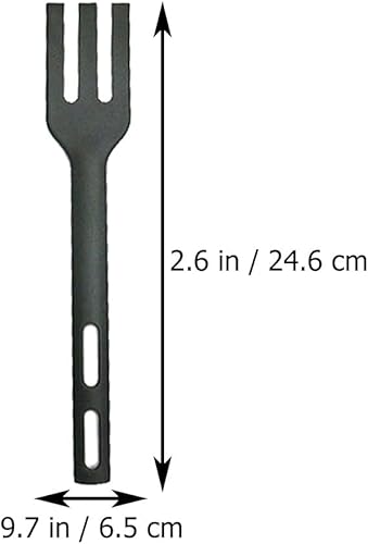 Miniatura 2 de Zerodeko Juego de 3 cubiertos de nailon para niños y niñas, cuchara ranurada, tenedores, espátula, utensilios de cocina para niños y niñas, kit de