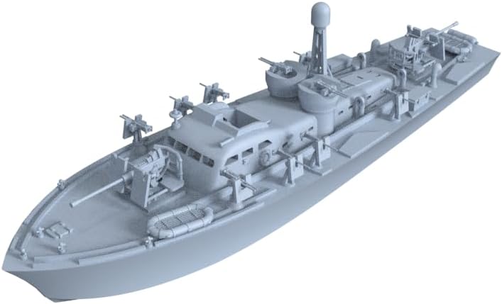 MRY-SFW SSC200762 1/200 ミリタリーモデル アメリカ エルコ 77フィート 魚雷艇 PT-59 喫水線バージョ