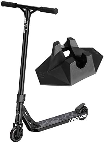 ARCADE Pro Scooters - Stunt Scooter for Kids 8 Years and Up - Perfect for Beginners Boys and Girls - Best Trick Scooter for BMX Freestyle Tricks (Black/Black)