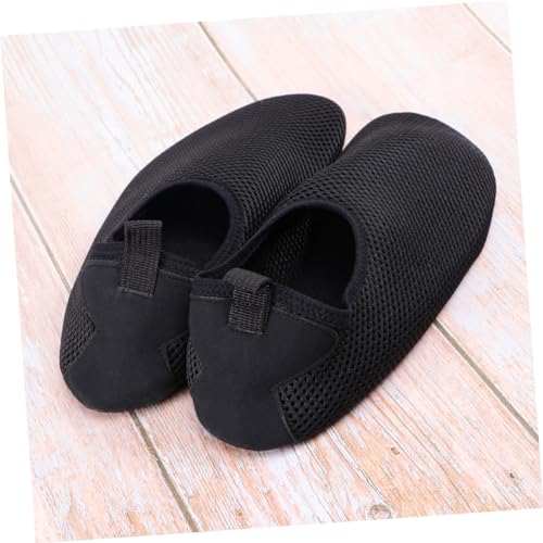 Gatuida 1pair Silicone Non- Socks for Yoga and Sports Thickened Room Socks Black Comfortable Fit for Suitable for Enhanced Balance Stability for Home and Gym Use2