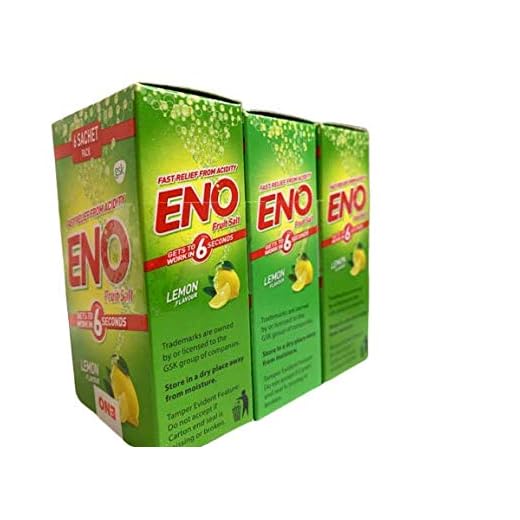 ENO Lemon Flavour 6 Sachet Pack -3 Pack-18 sachet-90 Gram