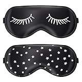 schlafmaske seide dm Ergonomisches Design: Unsere Schlafmaske passt perfekt zu den Augen, wodurch das Eindringen von Licht in die Lücke effektiv blockiert werden kann. Das schwarze Farbdesign sorgt für vollständige Dunkelheit und bietet Ihnen eine gute Schlafumgebung.