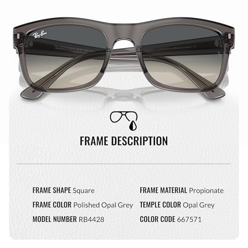 Ray-Ban RB4428 Square Shaped Sunglasses for Men & Women with Official RAYBAN Eyewear Kit3