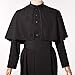 BLESSUME Priest Soutane Roman Cassock Costume Minister Choir Cassock with Cincture Band Belt