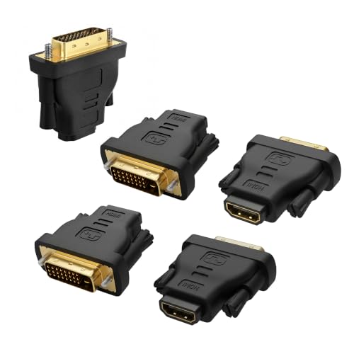 Adaptador HDMI a DVI macho soluciona pantallas negras por puertos incompatibles