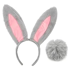 Gray Ears Headband + Tail