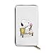 Produktbild Snoopy Geldbörse mit Reißverschluss, Leder, Visitenkartenhalter, Aufbewahrungstasche, Kartenhalter, Organizer, Clutch, großes Fassungsvermögen für Männer und Frauen