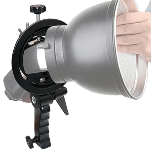 Support Bowens Mount pour flash Speedlite adaptateur softbox snoot v850ii - 3
