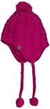 The North Face Women's Fuzzy Earflap Beanie (Dramatic Plum/Luminous Pink) One Size