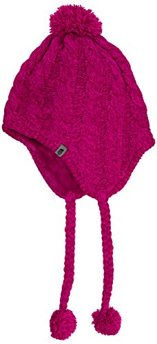The North Face Womens Fuzzy Earflap Beanie Dramatic Plum/Luminous Pink One Size