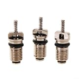 Yhenlovtt Kit de núcleo de válvula de aire acondicionado de coche de 9 piezas con herramienta de extracción para reparación y mantenimiento del sistema de aire acondicionado R134a